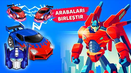 Robot Merge Master: Car Games ekran görüntüsü