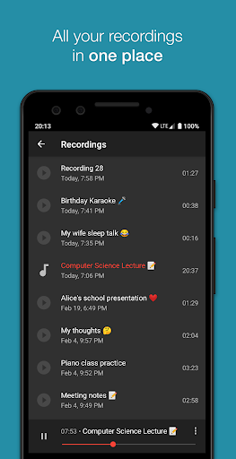 Smart Voice Recorder ekran görüntüsü
