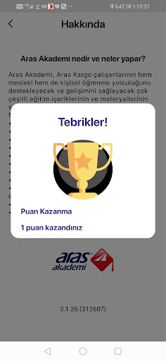 Aras Akademi ekran görüntüsü