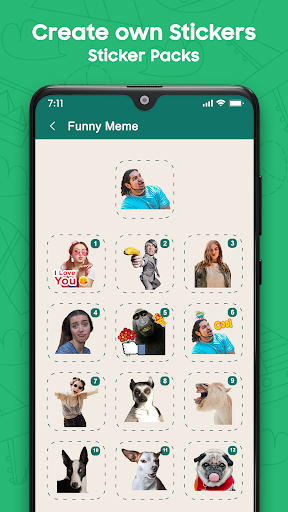 WhatsApp Için çıkartma Yapıcı ekran görüntüsü