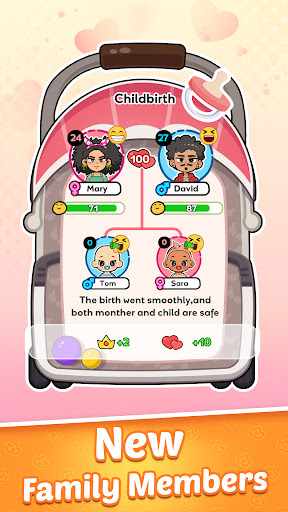 Family Go! - Lifetime Sim game ekran görüntüsü
