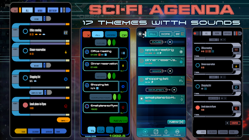 Sci-Fi Agenda ekran görüntüsü