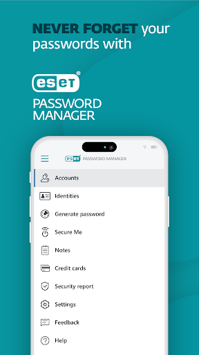 ESET Password Manager ekran görüntüsü