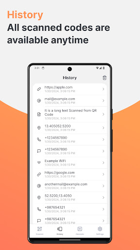QR Code Maker & QR Scanner ekran görüntüsü