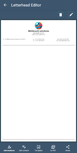 Letterhead Creator ekran görüntüsü