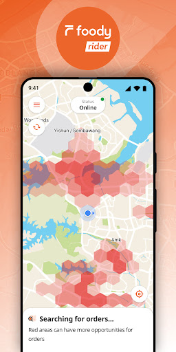 Foody Rider App ekran görüntüsü
