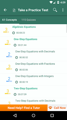 Pre-Algebra Practice & Prep ekran görüntüsü