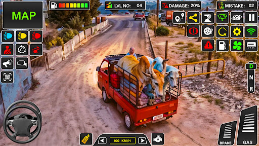 Farm Animal Mini Truck Game ekran görüntüsü