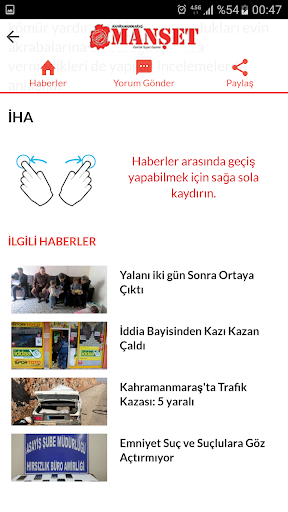 Kahramanmaraş Manşet Gazetesi ekran görüntüsü