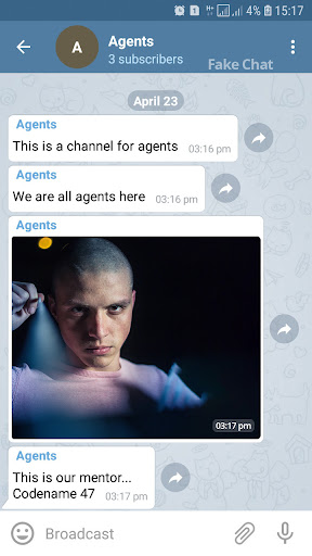 Telefun Fake chat maker Prank ekran görüntüsü