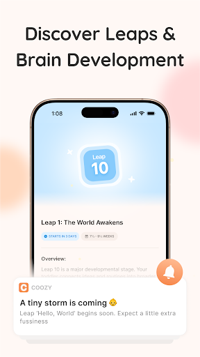 Coozy: Baby Milestone Tracker ekran görüntüsü