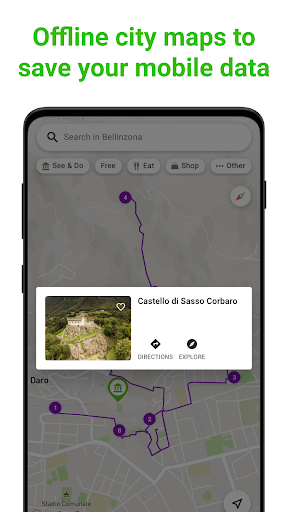 Bellinzona SmartGuide ekran görüntüsü