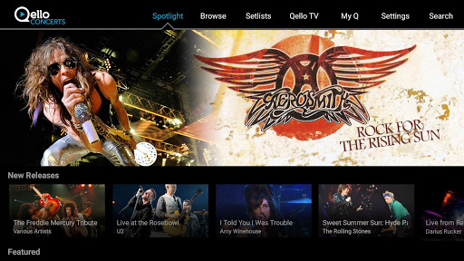 Qello Concerts ekran görüntüsü