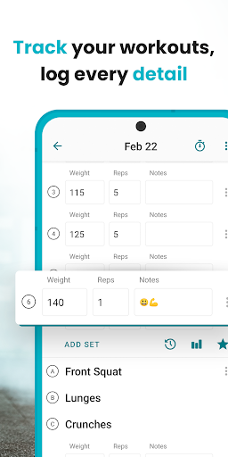 RepCount Gym Workout Tracker ekran görüntüsü