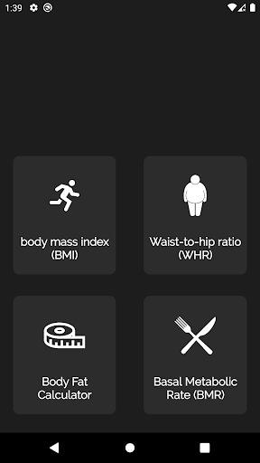BMI BMR & Body Fat Calculator ekran görüntüsü