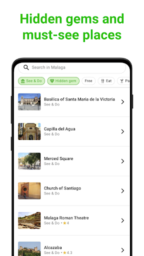 Malaga Tour Guide:SmartGuide ekran görüntüsü