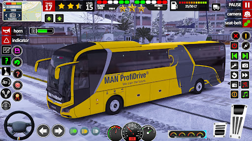 Bus Driving Coach Bus Sim 3D ekran görüntüsü