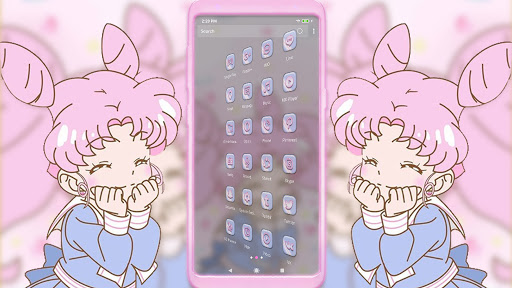 Kawaii Cute Girl Theme ekran görüntüsü