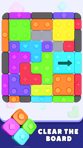 Slide Color Block: Jam Puzzle ekran görüntüsü