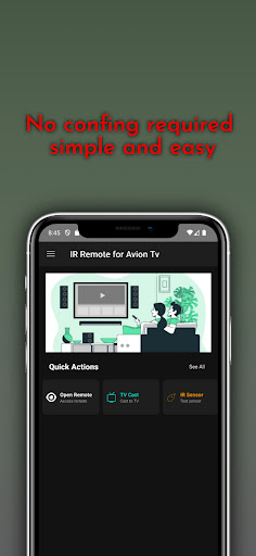 Remote for Avion tv ekran görüntüsü