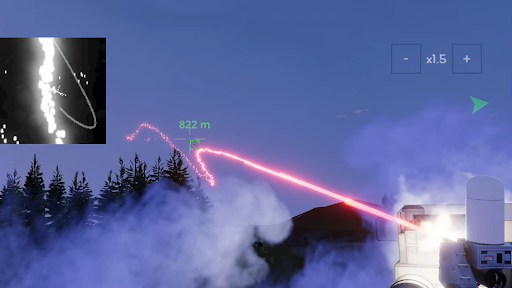 C-RAM CIWS simulator ekran görüntüsü