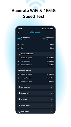 Internet Speed Test & WiFi ekran görüntüsü