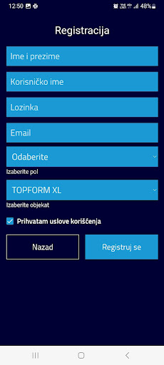 Topform GYM ekran görüntüsü