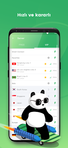 PandaVPN Lite: Ücretsiz VPN ekran görüntüsü