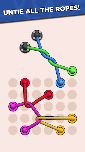 Twisted Ropes: Untangle 3D ekran görüntüsü
