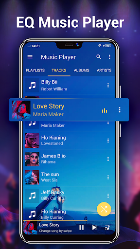 Android için Müzik Çalar ekran görüntüsü