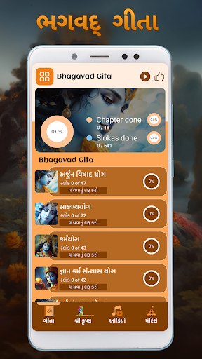 Bhagavad Gita Gujarati ekran görüntüsü