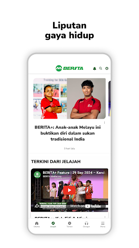 BERITA Mediacorp ekran görüntüsü