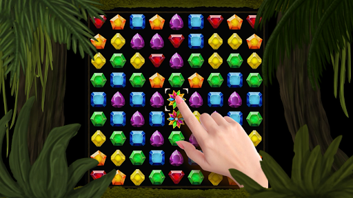 Secret Jungle - Match 3 Jewels ekran görüntüsü
