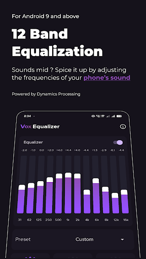 Vox Equalizer - Bass Booster ekran görüntüsü