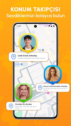 GPS İzleyici: Telefon ekran görüntüsü