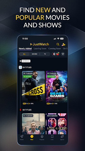 JustWatch - Streaming Guide ekran görüntüsü