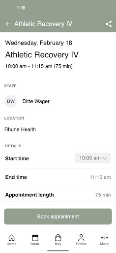 Rhune Health ekran görüntüsü