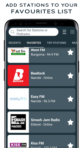 Radio Kenya FM Stations Online ekran görüntüsü
