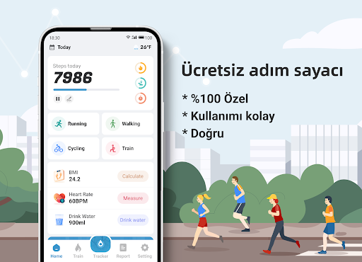Step Counter - Pedometer & BMI ekran görüntüsü