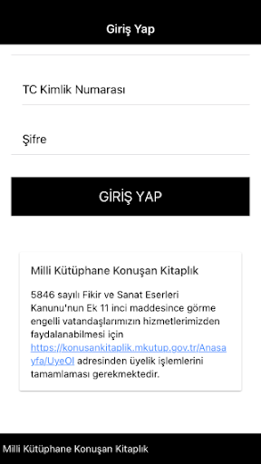 Konuşan Kitaplık ekran görüntüsü