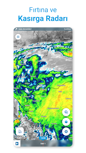 Meteored: Hava Durumu Radarı ekran görüntüsü
