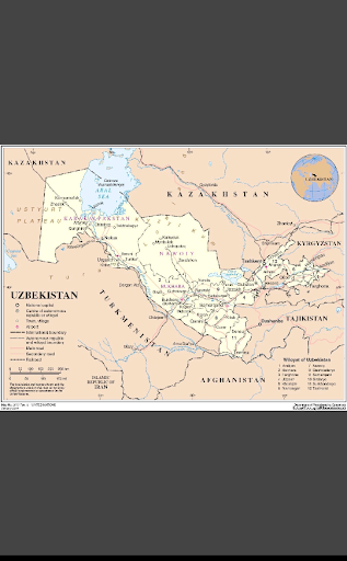 Özbekistan Haritaları ekran görüntüsü