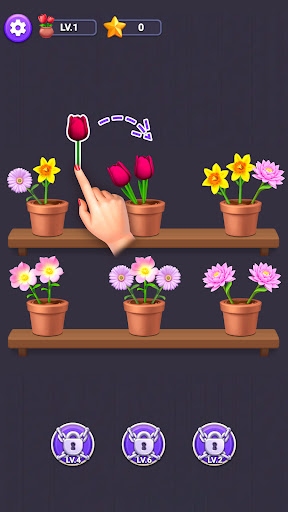 Flower Merge - Çiçek Sort ekran görüntüsü
