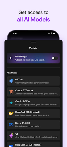 Merlin AI: AI Chat Assistant ekran görüntüsü