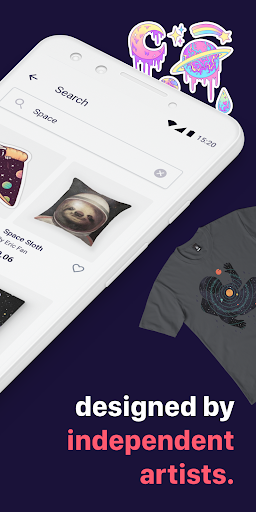 Redbubble ekran görüntüsü