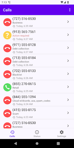 Callfilter.app ekran görüntüsü