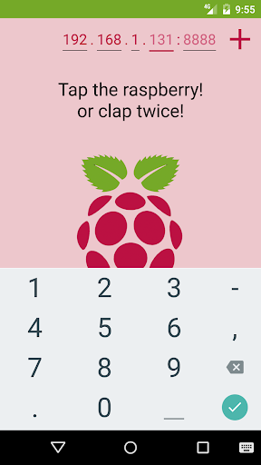 Raspberry LED ekran görüntüsü