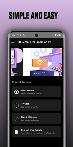 Remote for Emersion tv ekran görüntüsü
