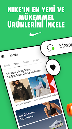 Nike ekran görüntüsü