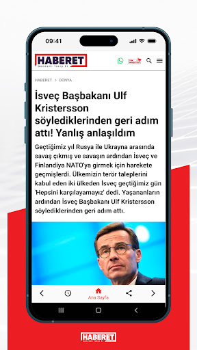 Haberet ekran görüntüsü